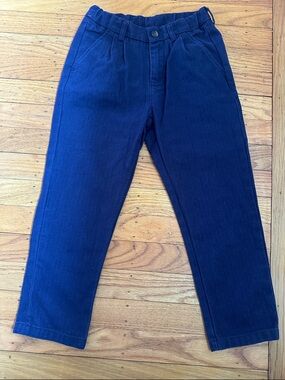 Bonpoint Navy Cotton Blend Trousers